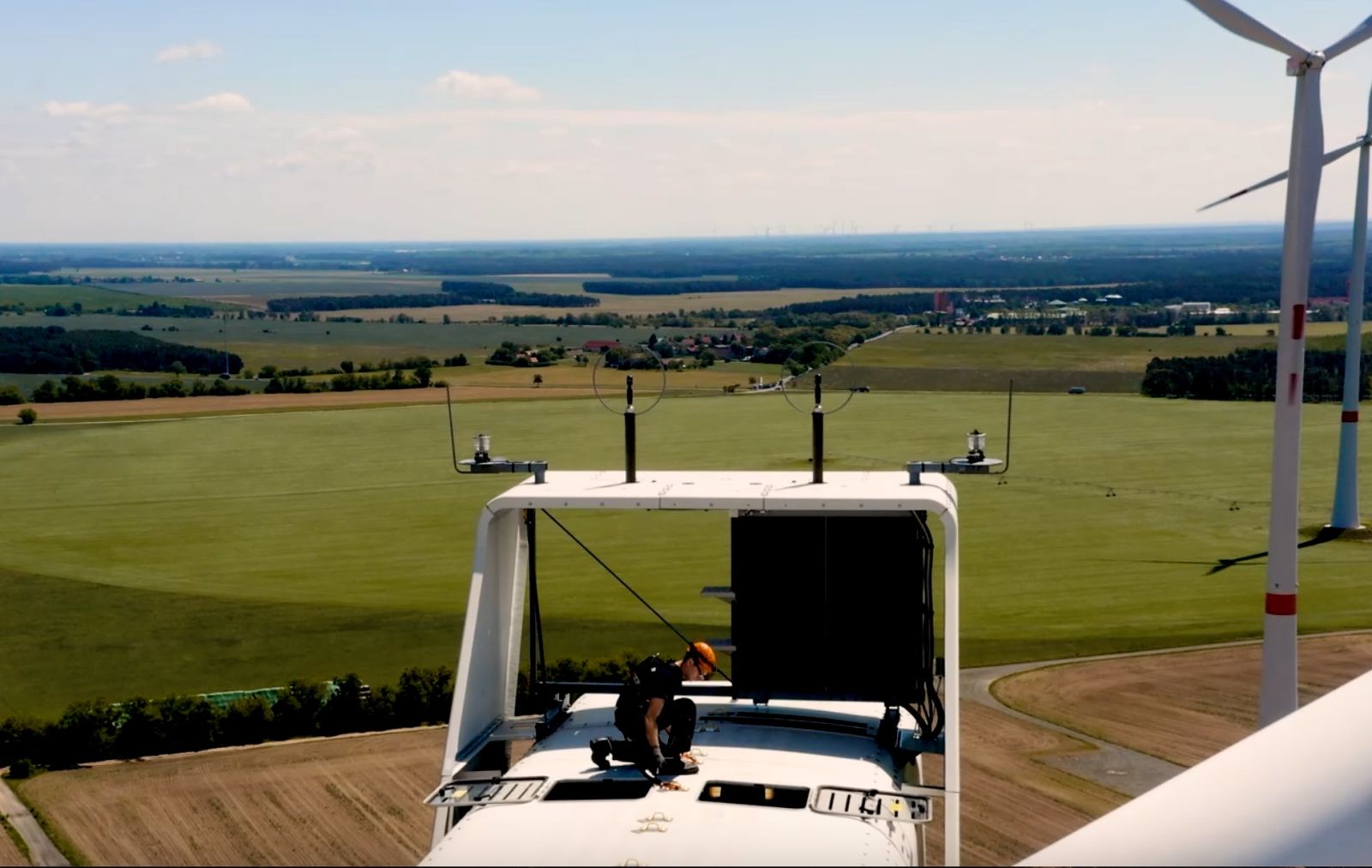 top of turbine