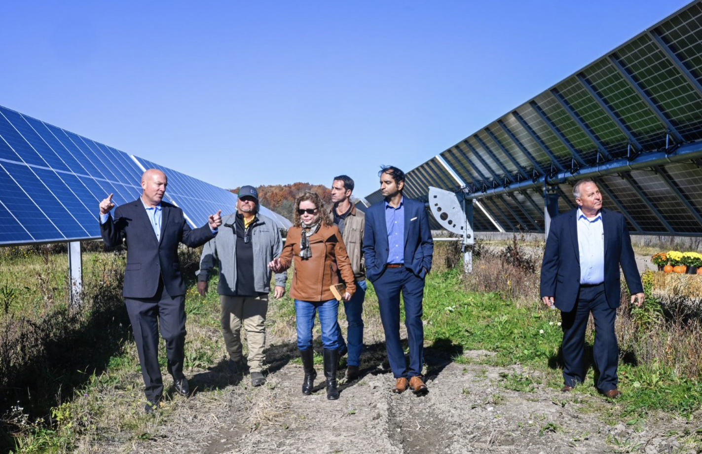  7.1 megawatt (MW) community solar project in York, New York. 