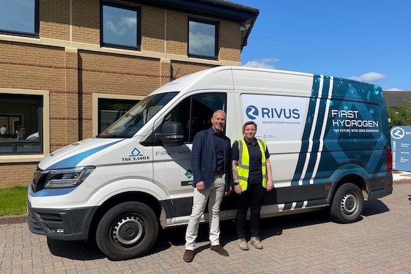 2 men and a RIVUS van