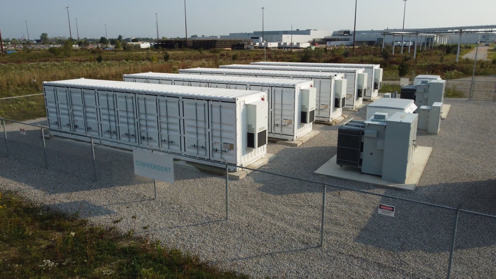 Convergent Energy and Power’s battery storage system for Ford Motor Company’s Essex Engine Plant.