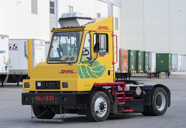 yellow truck