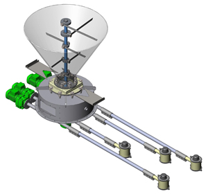 Sodimate silo discharger