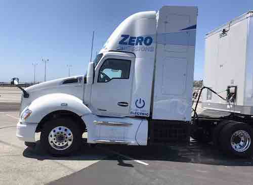 North American Clean Energy The Kenworth T680 With Integrated Toyota Hydrogen Fuel Cell 