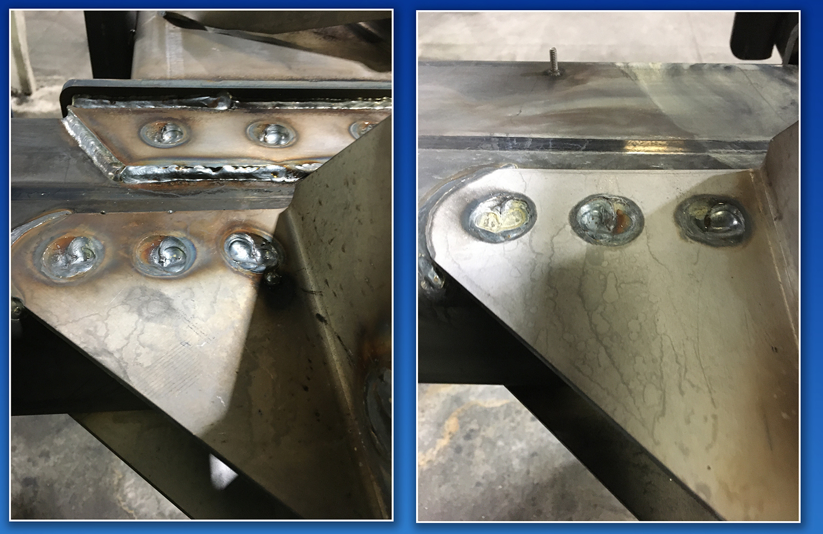 Clean and brighten aluminum welds 