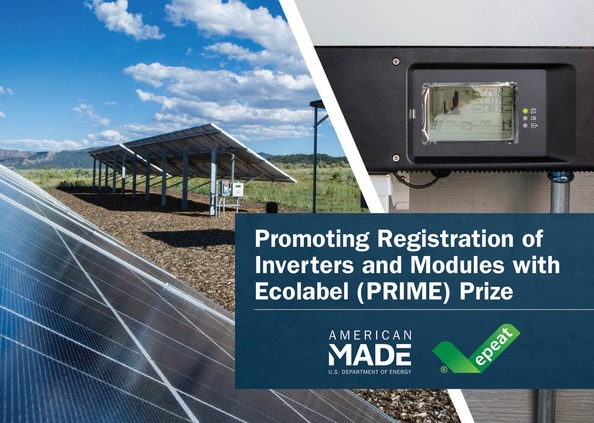 New Prize Expanding Ecolabel Certification for Sustainable Solar Technology