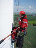 inspecting wind farms